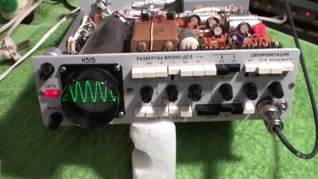 Ремонт осциллографа Н313 в трех частях. Анонс - YouTube