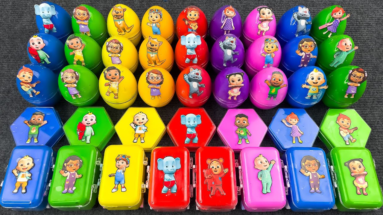 Cocomelon Clay & Slime Fun: Cocomelon - Looking For CLAY inside Suitcase, Ice Cream, Rainbow EGGs,