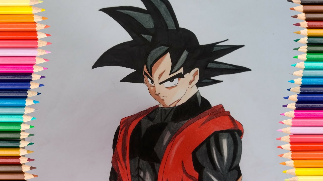 COMO DESENHAR O GOKU BLACK  Dragon Ball Super 