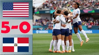 USA vs Dominican Republic Highlights | Women's Gold Cup 2024 | 2.20.2024