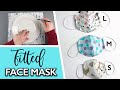 FACE MASK SEWING TUTORIAL | Anyone Can Sew This Face Mask | DIY Face Mask No Sewing Machine S, M, L
