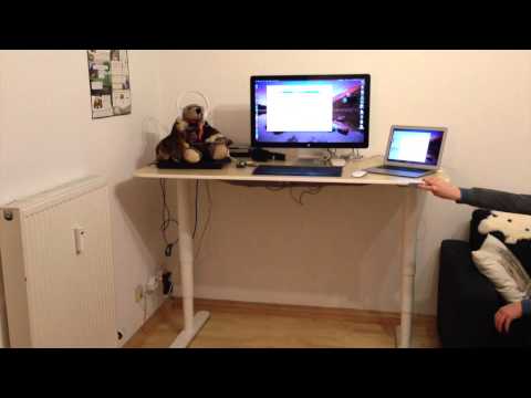 V2 Ikea Bekant Sit Stand Desk Sitz Und Stehschreibtisch V2 Ikea Bekant Sit Stand Desk Sitz Und Stehschreibtisch