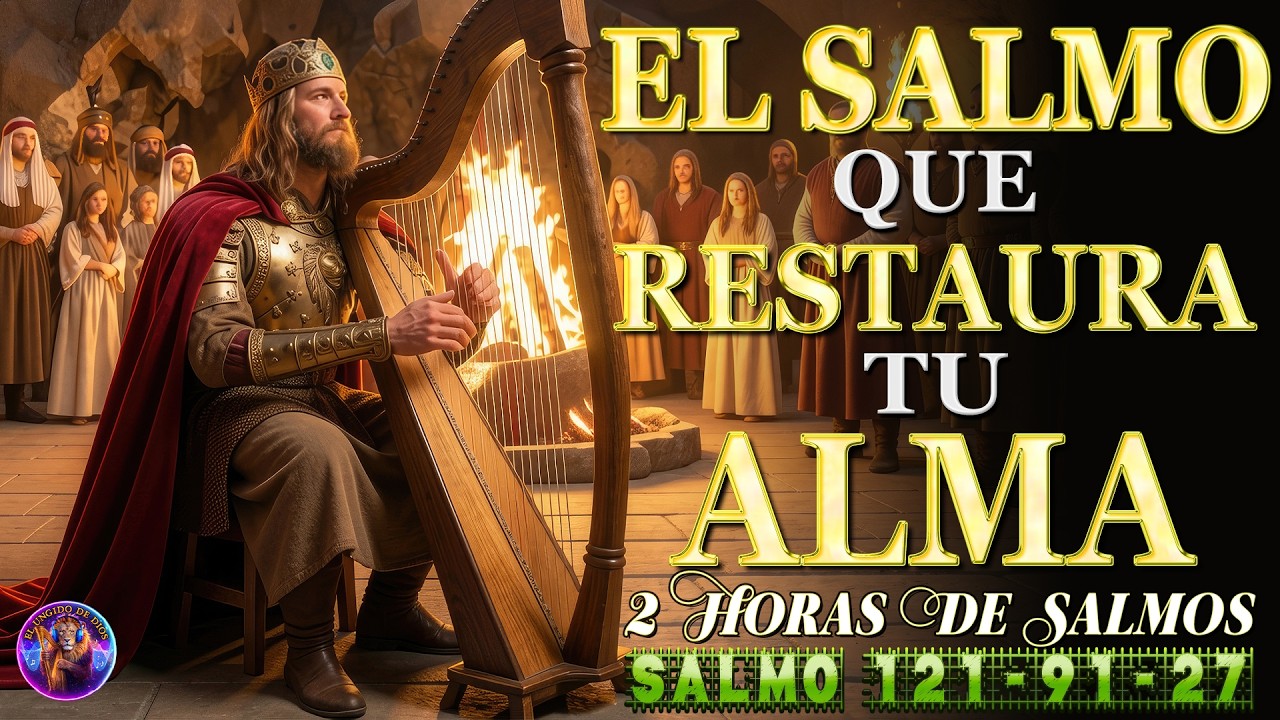 2 HORAS DE SALMOS PARA SANAR Y RESTAURAR TU ALMA | Salmos que David Cantaba Con Poder #salmos