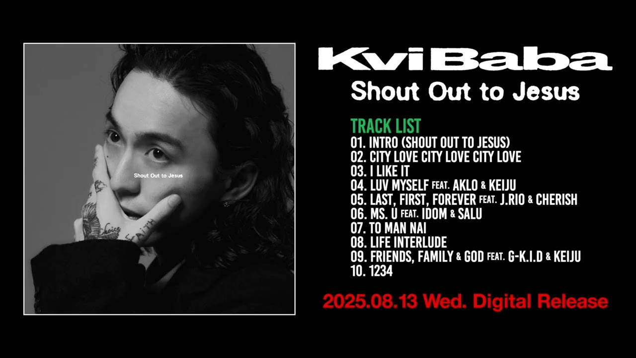 kvibaba ソックス レディース shout out of jesus 黒 New Album『Shout Out to Jesus』 明後日8/13(水)リリース