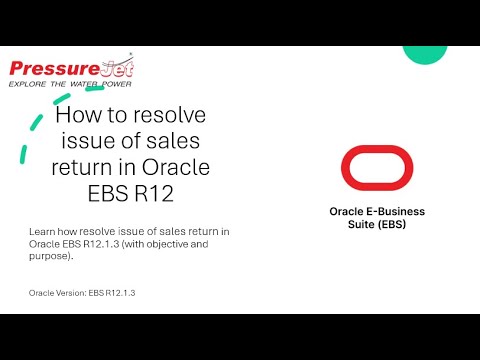 How to resolve issue of Sales Return | Oracle EBS R12 - YouTube
