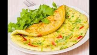 #البيض_ أومليت_بالخضار اطيب واشهى فطوور صبااحي     #omelette_egg_vegetable