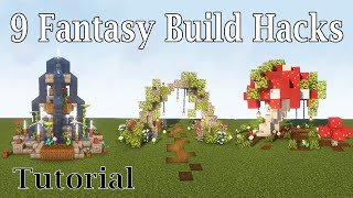 Minecraft Fantasy Decor | How to Decorate a Fantasy / Cottagecore Build