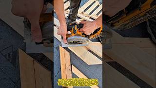 Fast and Accurate Angle Cutting Technique for Wooden Roof Trusses.