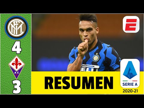 Inter 4-3 Fiorentina. Gol de Lautaro Martínez, debutó Arturo Vidal, jugó Alexis Sánchez | Serie A