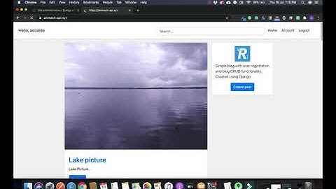 Blog | Django | REST API | Digital Ocean