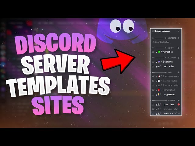 Discord Server Templates, Discord Template List