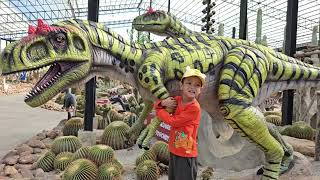 น้องอินเทล | ไดโนเสาร์ใหญ่ที่สุดในโลก เที่ยวชลบุรี สวนนงนุช Dinosaur