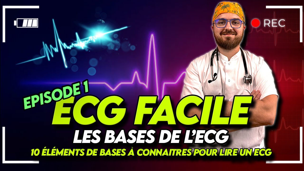 ECG Facile: Lire un ecg 🫀Les bases à connaître ! Épisode 1