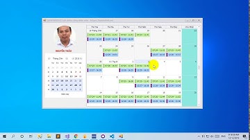 [DEVEXPRESS] Hiển thị lịch nhân viên sử dụng Schedule Control C#