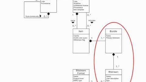 Digital Library Applications Data Models: DSpace