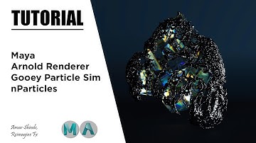 Gooey Particle Simulation | Maya And Arnold Renderer | Tutorial