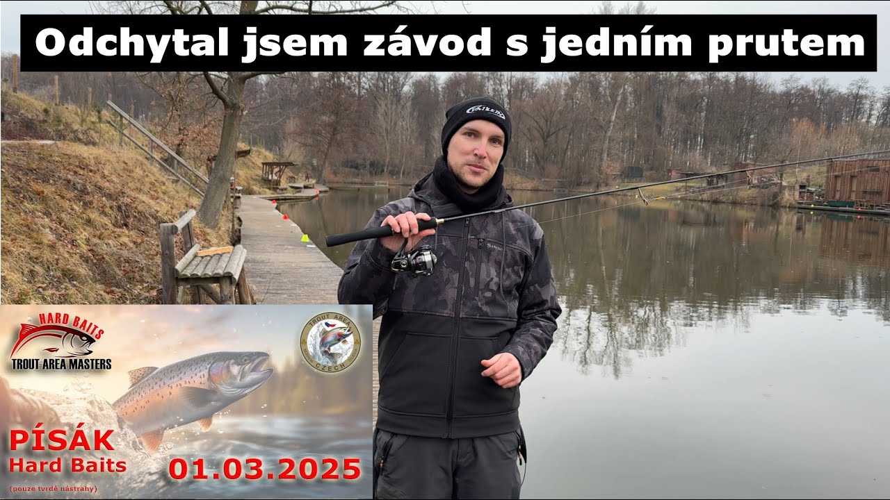 Trout area Snook hardbait Písák - odchytáno s jedním prutem