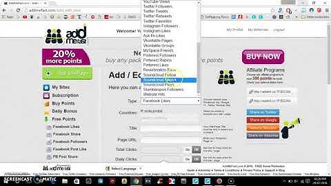 Corrigindo o erro (Please enter valid youtube channel username Addmefast