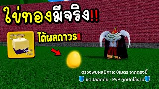 Blox Fruits ใข่ทองมีจริง ได้ผลถาวรจริง"เด็กโปกได้มาแล้ว!!!