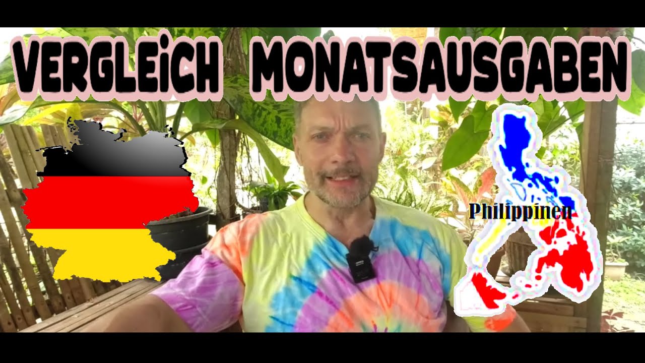 Vergleich Lebenshaltungskosten Deutschland vs Philippinen, Ausgaben im Monat auf den Philippinen 🌴