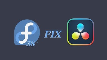 Fedora 38 Davinci Resolve Fix
