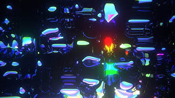 Glossy motion graphics animation - 4K HDR