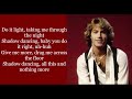 Shadow Dancing - Andy Gibb Lyrics