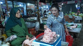 Market show, Expecting mum cook yummy fish meat ball soup - Countryside life TV