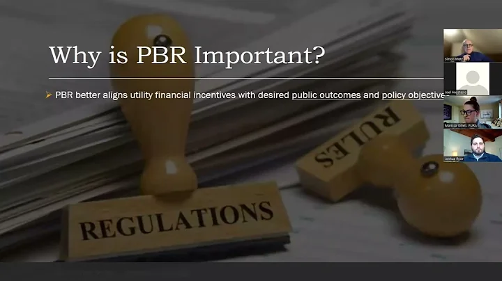 Public Listening Session (March 16, 2022): Performance-Based Regulation