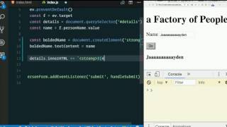 Day 2 - Afternoon, part 5: createElement, appendChild - XTBC 2017 Session 2