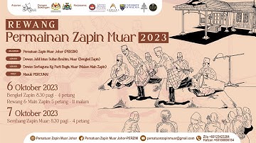 REWANG PERMAINAN ZAPIN MUAR 2023 - VIDEO TEASER