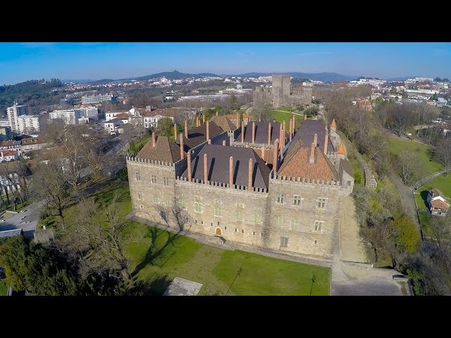 Guimarães Castle - Ducal Palace aerial view