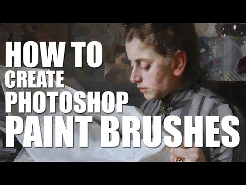 How to Create Photoshop Paint Brushes -  Useful Brushes for Digital Painting