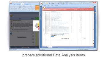 PriMus KRONO Tutorial - Rate Analysis - ACCA software