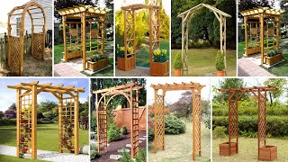 Outdoor DIY Garden Arbor & Arch Ideas For Giving Unique, Warm Look to Modern Garden