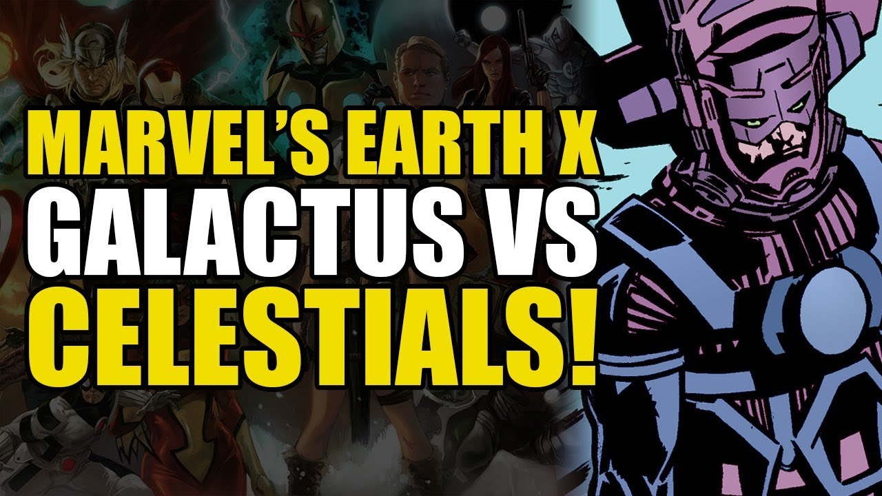 galactus vs the celestials earth x finale youtube celestials
