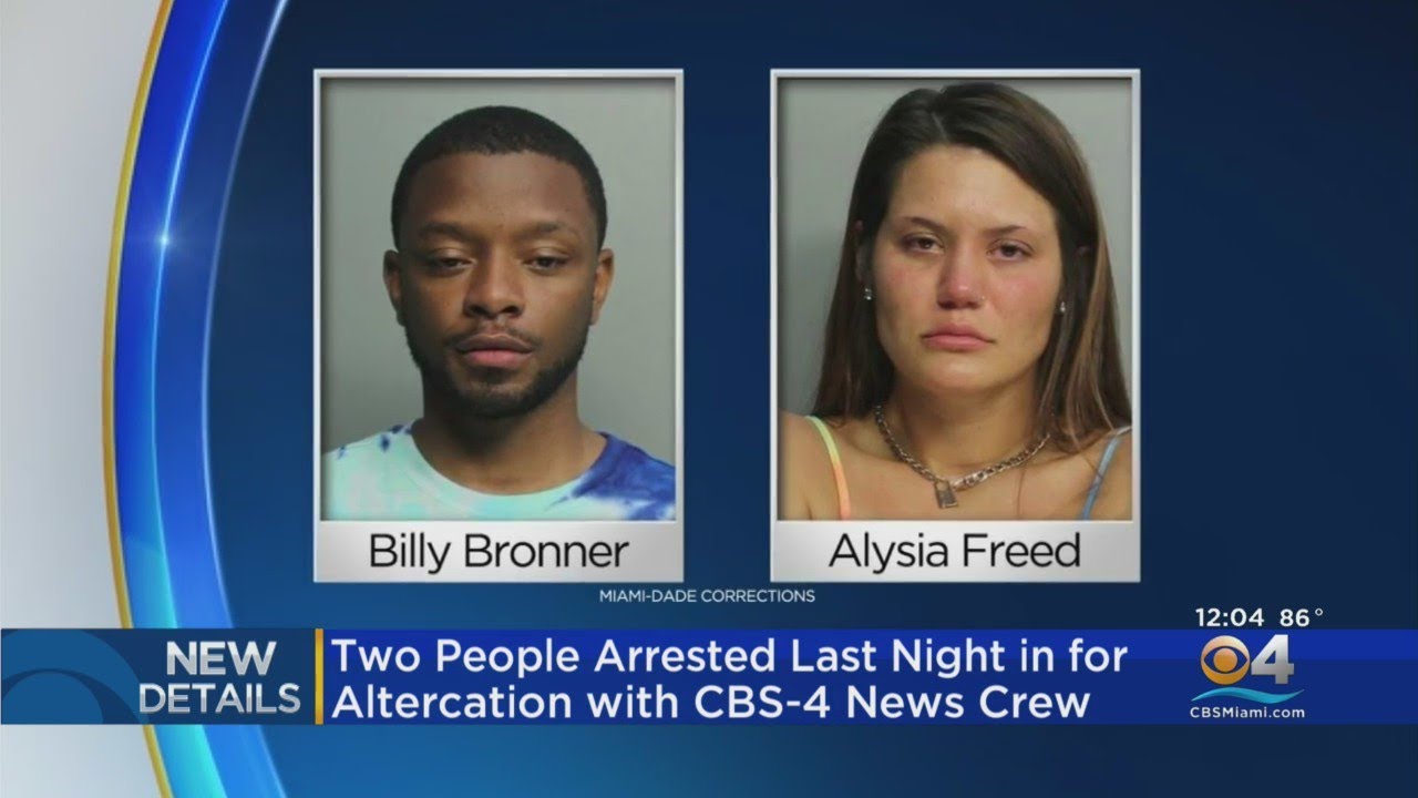 Two People Charged In Attack On CBS4 News Crew On Miami Beach - Floridas News Two People Charged In Attack On CBS4 News Crew On Miami Beach