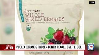 Publix expands recall tied to frozen berry products