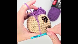 Crochet Tutorial - Amigurumi Hair (Looping)