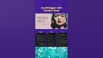 Make Animated 3d parallax snap effect page free sources code #coding #shortvideo #shorts