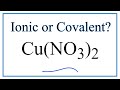 Copper II Nitrate Properties and Bonds