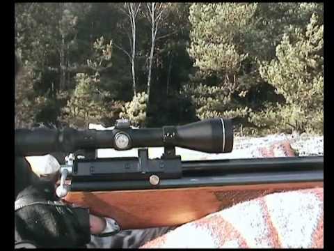 AIRGUN SHOOTING ON DISTANCE 200 METERS (218 yards)!