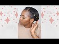 Everyday Protective Hairstyle | 2 Easy Jumbo Flat Twist Tutorial on Short 4C Natural Hair! #Shorts