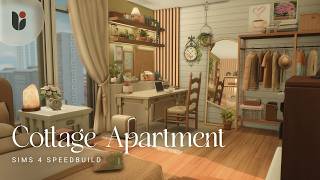 Cottage Apartment - Speedbuild | No CC | Sims 4 🪴