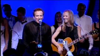 Video thumbnail of "Sheryl Crow & Robin Williams - "Everyday is a Winding Road" Party Jam"