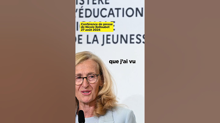 La ministre démissionnaire