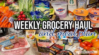 Weekly Grocery Haul + Meal Plan for Weight Loss