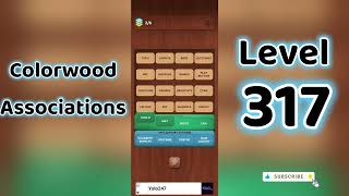 Colorwood Associations Level 317 Answers 🧩✨ | Go Answer