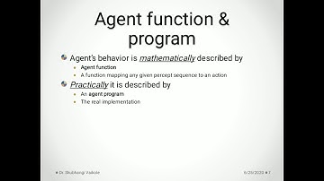 Intelligent Agent Part 1