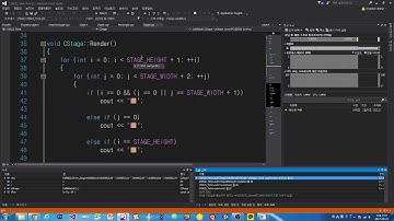 C언어/C++ 강의 94화 Tetris 5 블럭 쌓기[어소트락 게임아카데미]